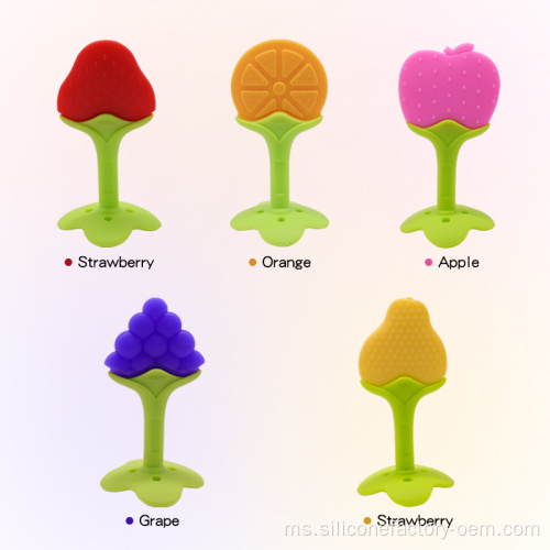 Silicone Flower Bentuk Bayi Tumbuh Toy Molar Lembut